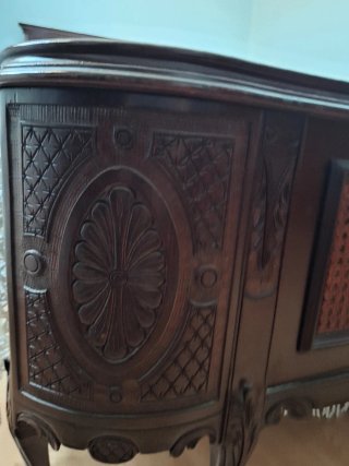 Dormitorio Matrimonio Antiguo Madera Oscura