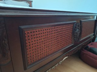 Dormitorio Matrimonio Antiguo Madera Oscura
