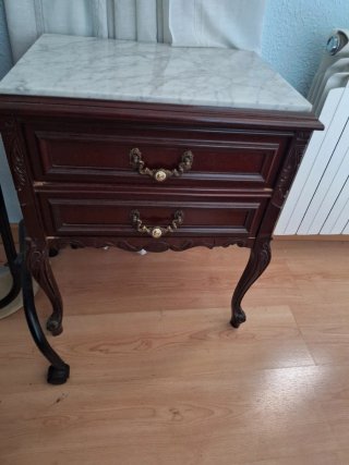 Dormitorio Matrimonio Antiguo Madera Oscura