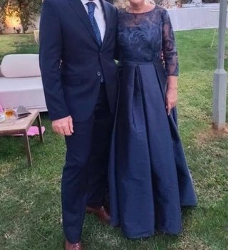 Vestido azul de fiesta