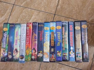 Lote Películas VHS Disney Clásicos Español