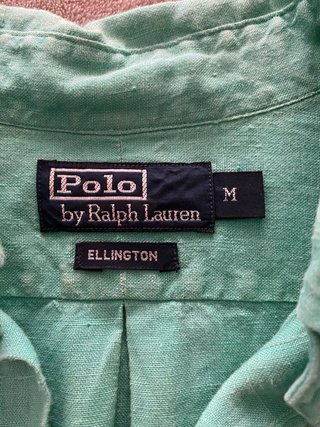 Camisa Polo Ralph Lauren Verde Talla M