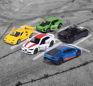 AUTO DA SOGNO ITALIA - 5 AUTO - 1:64 - Metallo - Majorette