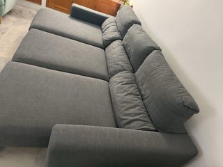 Sofá 3 plazas chaiselongue con arcón