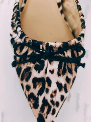 Mules Zara Leopardo Satinadas
