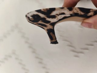 Mules Zara Leopardo Satinadas