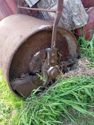 Pisón manual de hierro