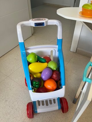 Cocina de juguete con accesorios y sonidos