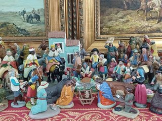 Lote 100 Figuras Belén Pesebre Antiguas