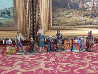 Lote 100 Figuras Belén Pesebre Antiguas