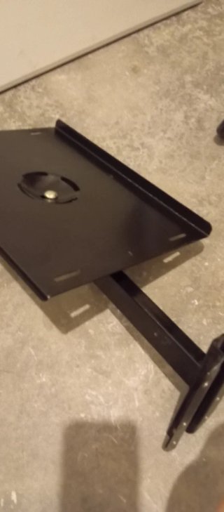 Soporte TV pared negro