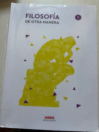 Filosofía 1, primer curso de bachillerato