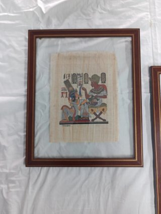 3 Cuadros Papiro Egipcio