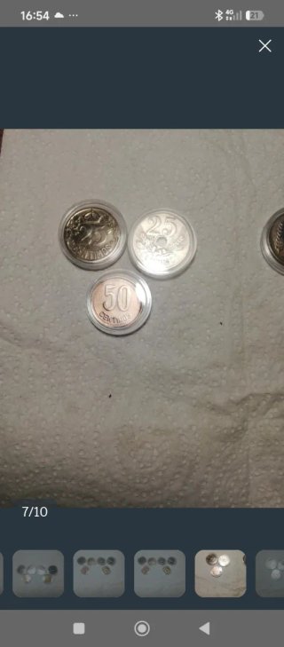 Lote 6 Monedas II República y Estado Español