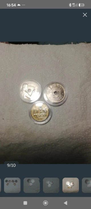 Lote 6 Monedas II República y Estado Español