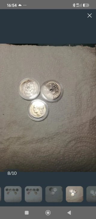 Lote 6 Monedas II República y Estado Español