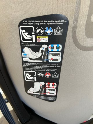 Silla coche grupo 1 a 5 con isofix y top tether