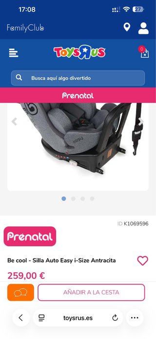 Silla coche grupo 1 a 5 con isofix y top tether