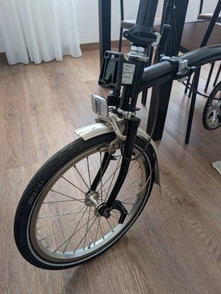 Bicicleta Plegable Brompton Negra