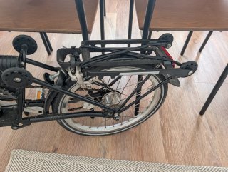 Bicicleta Plegable Brompton Negra