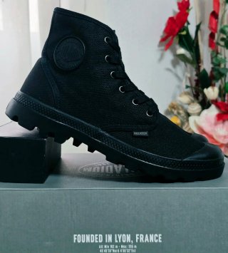 Botas Palladium Pampa Hi Monocromo Negras