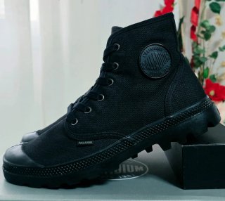 Botas Palladium Pampa Hi Monocromo Negras