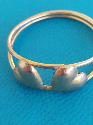 Lote 9 Anillos Dorados Ajustables
