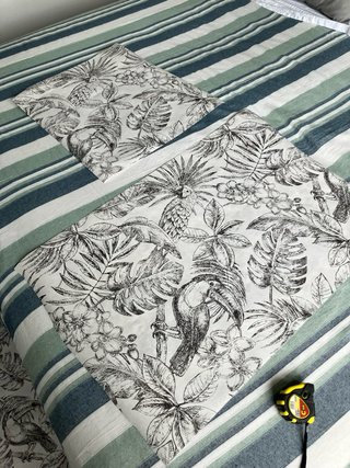 Papel pintado tropical aves y flores