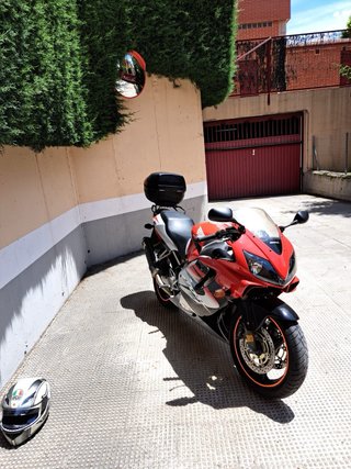 Honda CBR 600 RR Sportbike Roja