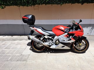 Honda CBR 600 RR Sportbike Roja