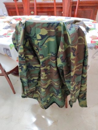 Chubasquero camuflaje woodland