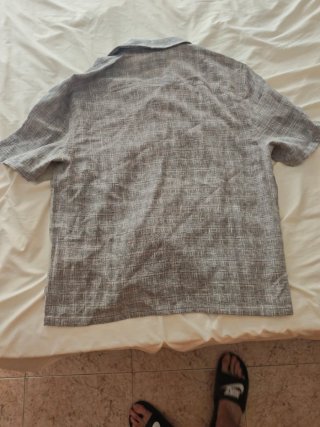 Camisa Hollister Gris Talla M