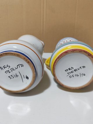 2 Ceramiche Deruta Vasi Decorati