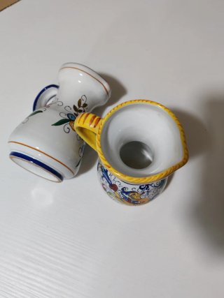 2 Ceramiche Deruta Vasi Decorati