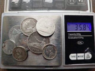 🇪🇸 Bonito lote de monedas de plata antiguas