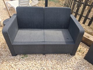 Sillas y sillones de jardín, negro.