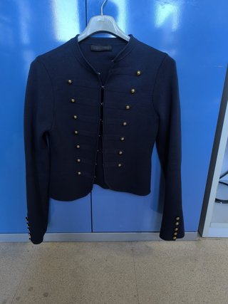 Chaqueta militar azul talla M
