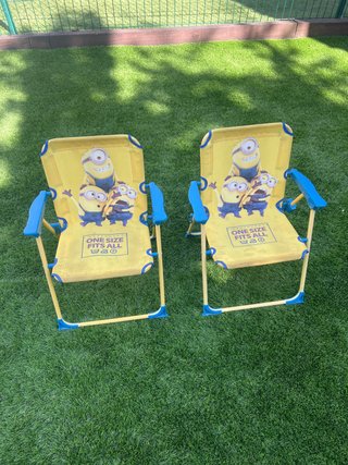 Sillas infantiles Minions (2 unidades)