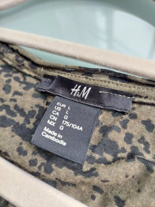 Vestido H&M corto semitransparente Talla L
