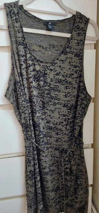 Vestido H&M corto semitransparente Talla L
