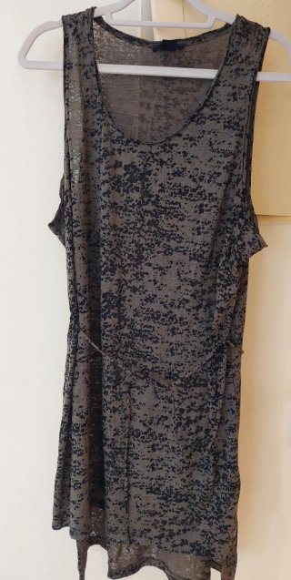 Vestido H&M corto semitransparente Talla L