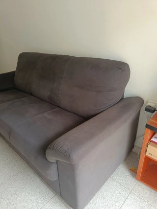 Sofá gris 3 plazas