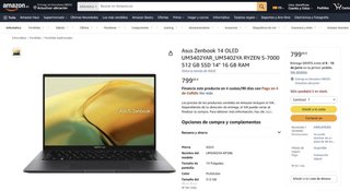 ASUS Zenbook 14 OLED (Ryzen 5 / 16GB / 512GB)