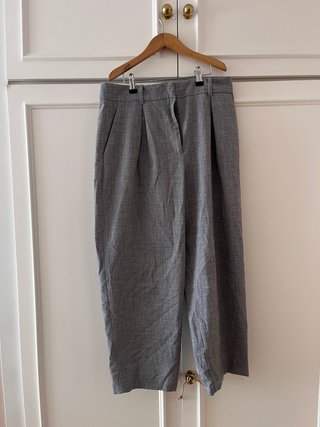 Pantalones de vestir Zara grises
