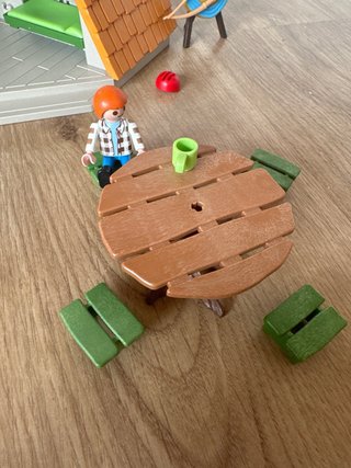 Casa de camping Playmobil con accesorios