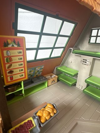 Casa de camping Playmobil con accesorios