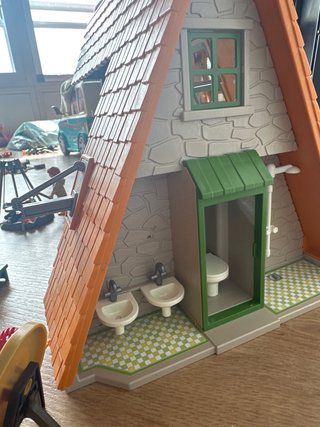 Casa de camping Playmobil con accesorios