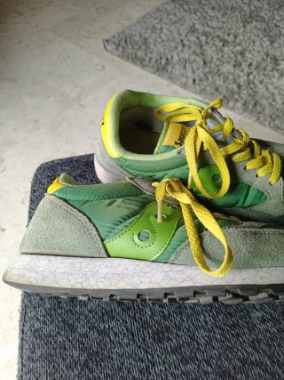 Saucony Scarpe da Ginnastica Verdi/Gialle Taglia 4