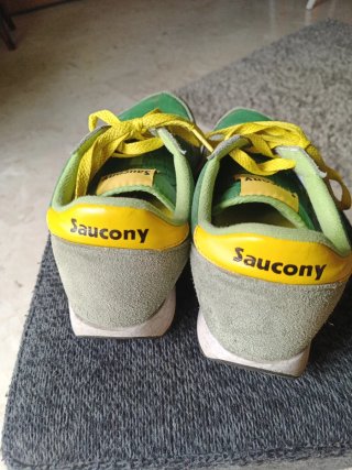 Saucony Scarpe da Ginnastica Verdi/Gialle Taglia 4
