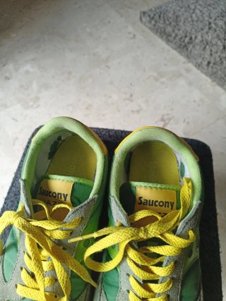 Saucony Scarpe da Ginnastica Verdi/Gialle Taglia 4